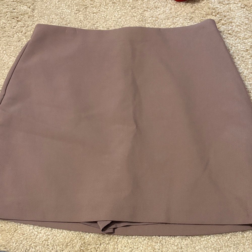A&F Scarlett Mini Skort - Ultra High Rise - Light Brown